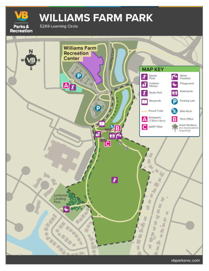 Williams farm park map