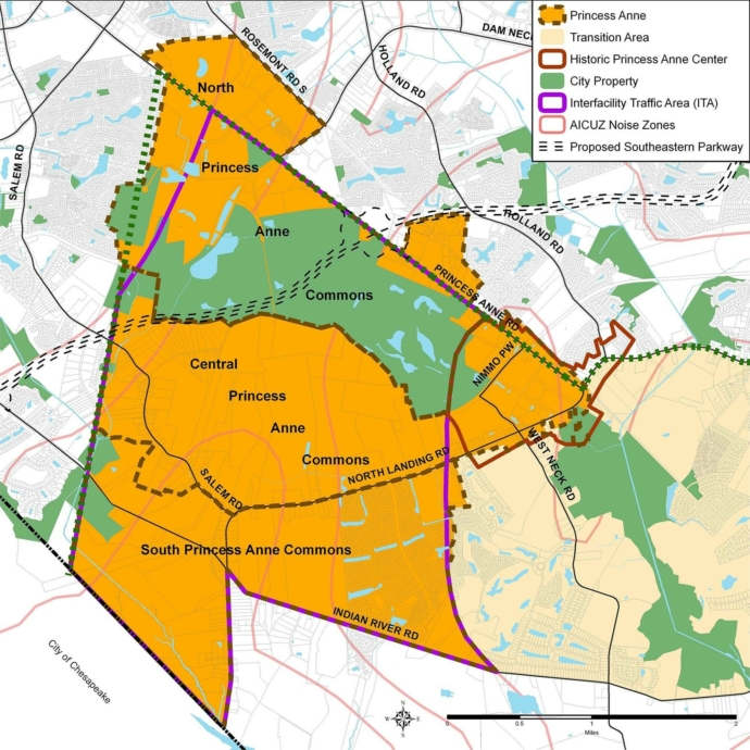 Comp Plan Princess Anne Area Map